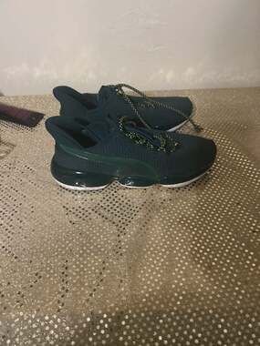 PUMA Women's Mode XT Hybrid Training Shoes Dark Green Yellow